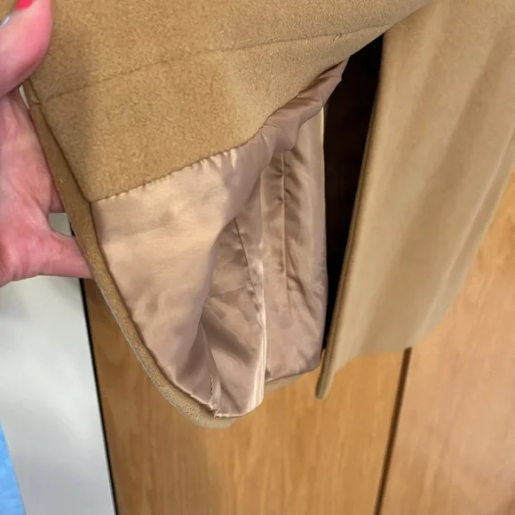 Michael Kors camel wool blend coat - Picture 8 of 8